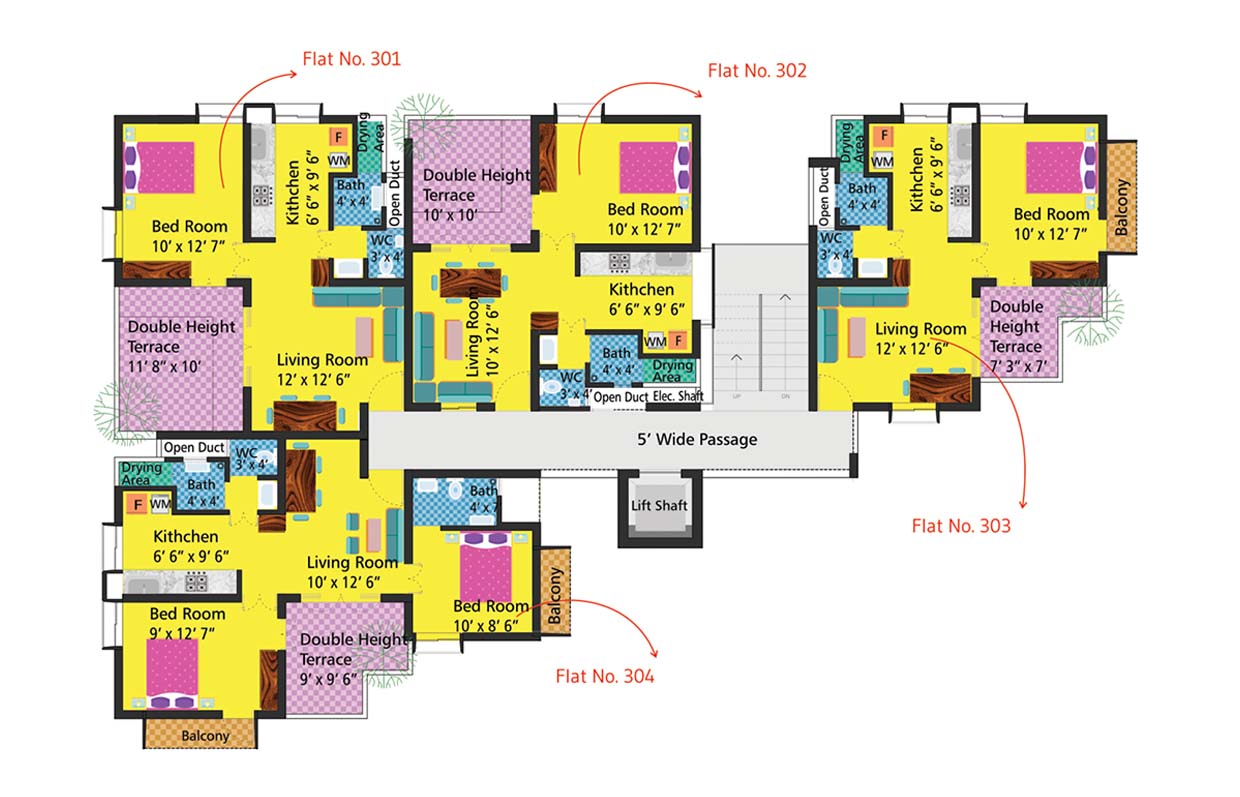 vivoli-housing-complex-neral-floor-plan-phase-1-third-floor